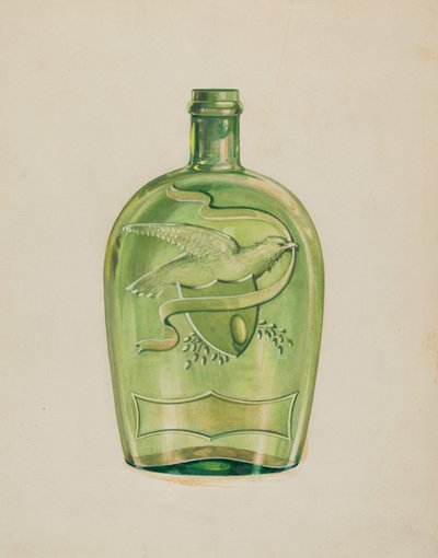 Brennevinsflaske av Charles Caseau