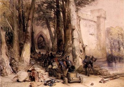 Kongens leir (akvarell) av Charles Cattermole