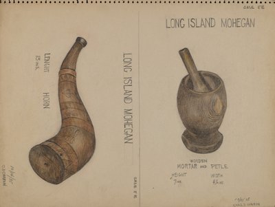 Horn og morter og stamper av Charles Charon