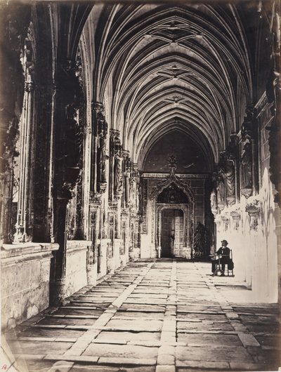 [Cloisters of the Church of Saint John of the Kings, Toledo, Spania], ca. 1858. av Charles Clifford