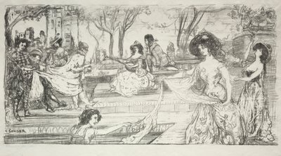 Gitaristen av Charles Edward Conder