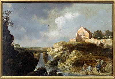 italiensk landskap. Maleri av Carel De Hooch (? - 1638) av Charles Cornelisz de Hooch