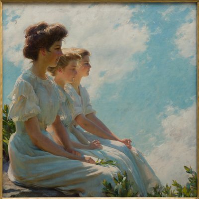 På høydene av Charles Courtney Curran