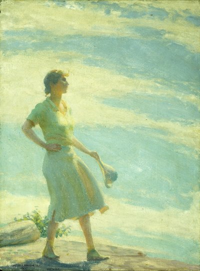 Går på klippen av Charles Courtney Curran