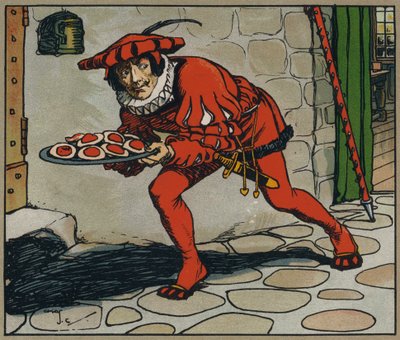 Han stjal de tertene (farge litho) av Charles Crombie