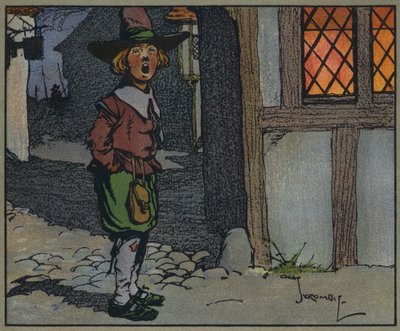 Lille Tom Tucker (litho-farge) av Charles Crombie