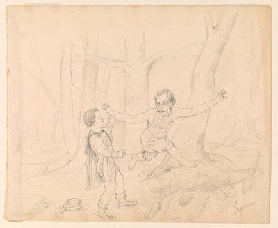 Scene fra Scott av Charles Cromwell Ingham