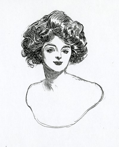 En Gibson-jente, ca. 1902 av Charles Dana Gibson
