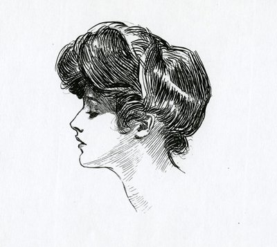 En Gibson-jente, ca. 1902 av Charles Dana Gibson
