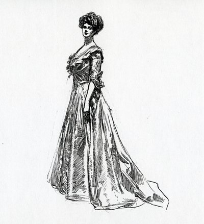 En Gibson-jente, ca. 1902 av Charles Dana Gibson