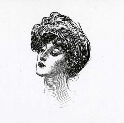 En Gibson-jente, ca. 1902 av Charles Dana Gibson