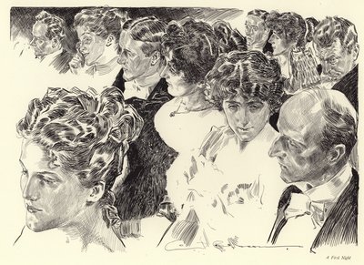 En første natt av Charles Dana Gibson
