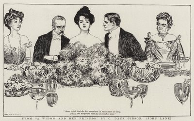Fra en enke og hennes venner av Charles Dana Gibson