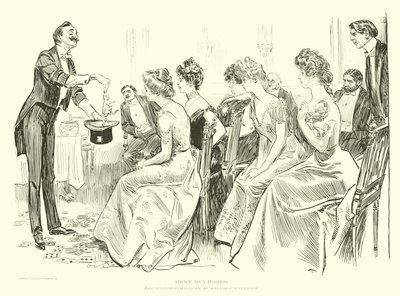 Illustrasjon for The Social Ladder av Charles Dana Gibson