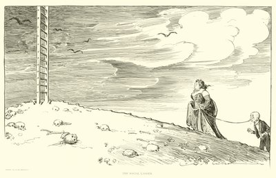 Illustrasjon for The Social Ladder av Charles Dana Gibson