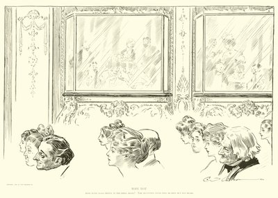 Illustrasjon for The Social Ladder av Charles Dana Gibson