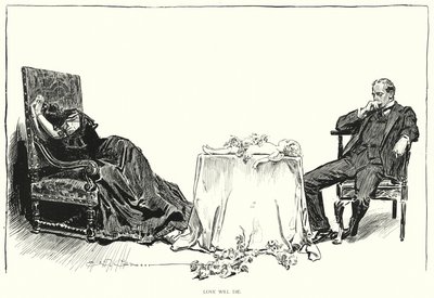 Kjærlighet vil dø (litho) av Charles Dana Gibson