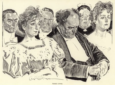 Tålmodig lyttende av Charles Dana Gibson