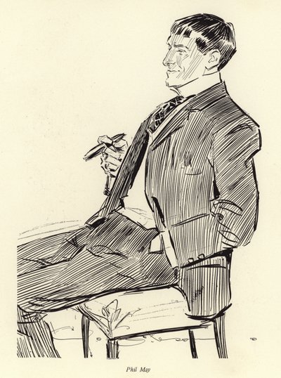 Phil May, portrett av Charles Dana Gibson