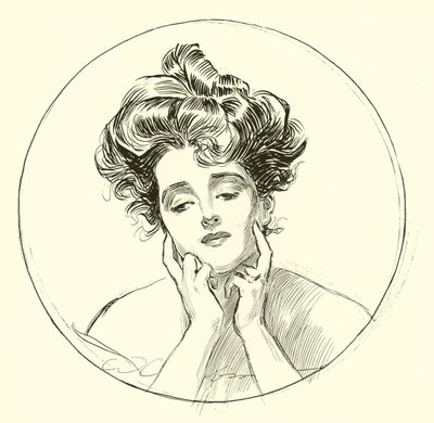 Den vakre enken av Charles Dana Gibson