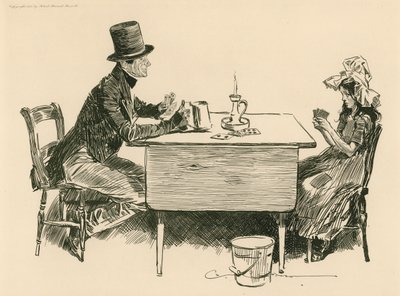 Tom Pinch og søsteren hans av Charles Dana Gibson