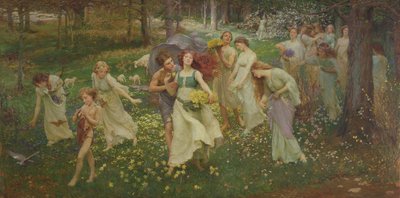 Vårens fremgang, 1905 av Charles Daniel Ward