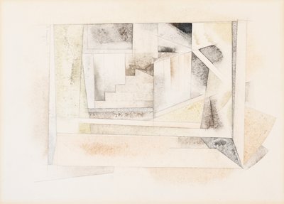 Bermuda, Stairway, 1917 (wc på papir) av Charles Demuth