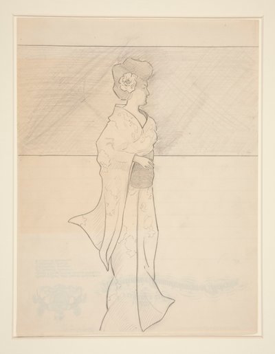 japansk dame av Charles Demuth