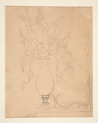 Vase med blomster av Charles Demuth