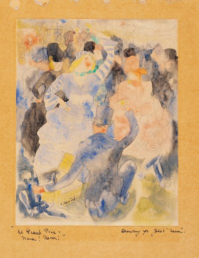 Zolas Nana, 1915-16 (wc på papir) av Charles Demuth
