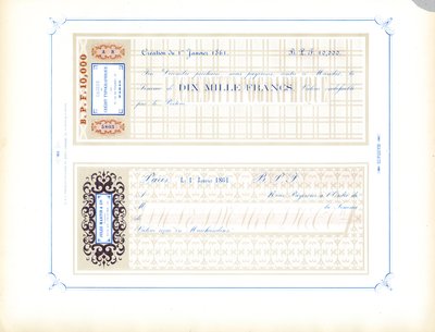 Eksempelmaler for gjeldsbrev og betalingsordrer (utskrift) av Charles Derriey