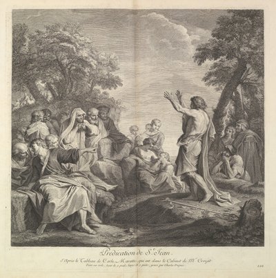 Forkynnelse av St. Johannes. av Charles Dupuis