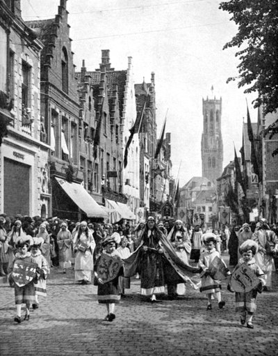 Festival of the Holy Blood of Christ, Brugge, Belgia, 1936 av Charles E. Brown