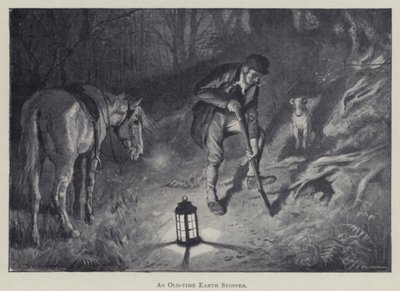 En gammeldags jordstopper (litho) av Charles Edmund (after) Brock