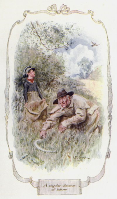 En enestående arbeidsdeling (farge litho) av Charles Edmund Brock