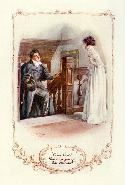 Herregud! Hvordan kom du opp trappen? 1907 (illustrasjon) av Charles Edmund Brock