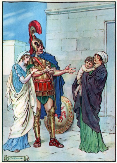 Hector og Andromache, fra 
