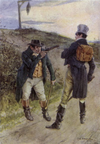 Illustrasjon for The Broad Highway a Romance of Kent av Charles Edmund Brock