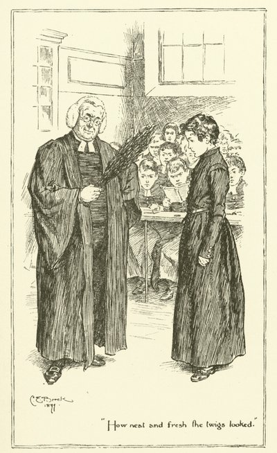 Illustrasjon for The Essays of Elia av Charles Lamb (gravering) av Charles Edmund Brock
