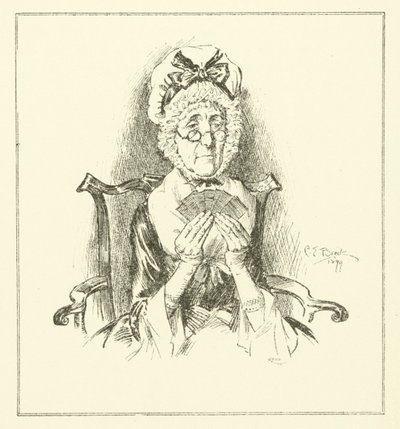 Illustrasjon for The Essays of Elia av Charles Lamb (gravering) av Charles Edmund Brock