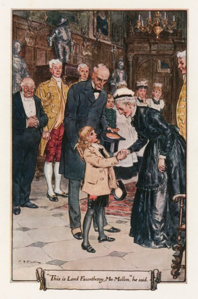 Little Lord Fauntleroy av Frances Hodgson Burnett av Charles Edmund Brock