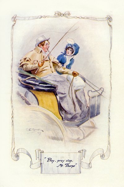 Be, be, stopp, Mr Thorpe, 1907 (illustrasjon) av Charles Edmund Brock