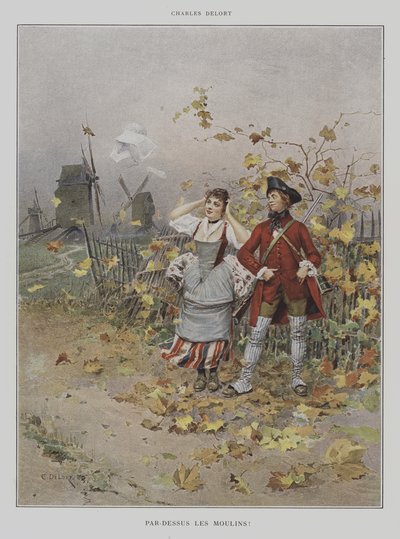 Over the Mills! av Charles Edouard Delort
