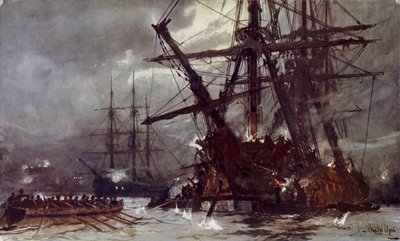 Kutte ut av Hermine (gjengjeldelse), 1799 av Charles Edward Dixon