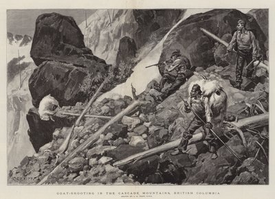 Geiteskyting i Cascade Mountains, Britisk Columbia av Charles Edwin Fripp