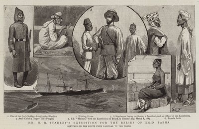 Mr HM Stanleys ekspedisjon for lettelse av Emin Pasha av Charles Edwin Fripp