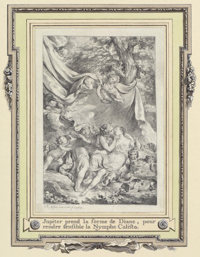 Jupiter og Callisto av Charles Eisen