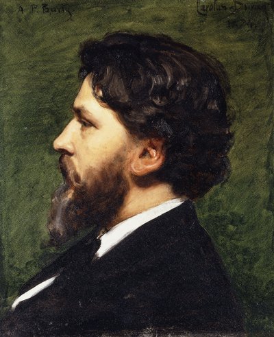 Et portrett av Phillipe Burty, 1874 av Charles Emile Auguste Carolus-Duran