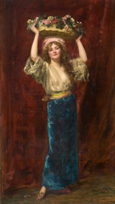 Blomsterjenta av Charles Emile Auguste Carolus-Duran