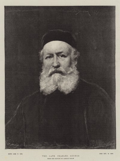Den avdøde Charles Gounod av Charles Emile Auguste Carolus-Duran